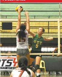  ?? SUNSTAR FOTO/RUEL ROSELLO ?? BEST PLAYER. Julia Garcia of the University of San Carlos was named the Most Valuable Player in the women’s division of the Cebu City Mayors Cup Volleyball Open.