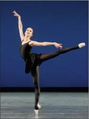  ?? PHOTOS BY PAUL KOLNIK ?? Sterling Hyltin in Balanchine’s “Stravinsky Violin Concerto.”