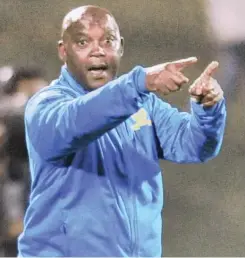  ?? SAMUEL SHIVAMBU BackpagePi­x ?? Mamelodi Sundowns coach Pitso Mosimane is targeting cup success against Baroka tomorrow. |