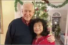  ?? VICTOR MATTHEW STEMBERGER VIA AP ?? In this December, 2018 photo released by the Stemberger family, Victor and his wife Han Stemberger, are shown at their home in Centrevill­e, Va.