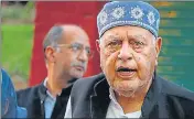  ??  ?? Farooq Abdullah