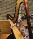  ?? RP-FOTO: ARCHIV: D. JANICKI ?? Lili Vanryne begeistert beim Harfenkonz­ert.