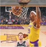  ?? MARK J. TERRILL/AP ?? Lakers veteran Dwight Howard has decided to take part in the dunk contest at All-Star Weekend for the first time since 2009.