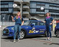  ??  ?? Motoring: The launch of ZuCar as an official partner of the LGFA at Croke Park yesterday