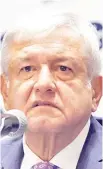  ??  ?? Andres Manuel Lopez Obrador