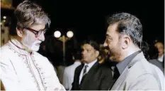  ?? PICTURE: SUPPLIED ?? Superstar-politician Kamal Haasan thanked Amitabh Bachchan for being the ‘thread which stitches our country together’.