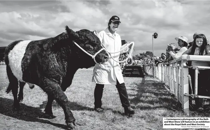  ?? Picture: Peter Hall/Museum of Somerset ?? > Contempora­ry photograph­y of the Bath and West Show will feature in an exhibition about the Royal Bath and West Society