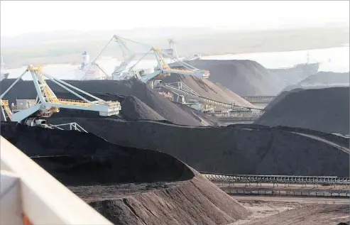  ?? MBOKAZi PHOTO: SIMPHIWE ?? Richards Bay coal terminal. The transition from coal as an energy source is inevitable, says the writer.
