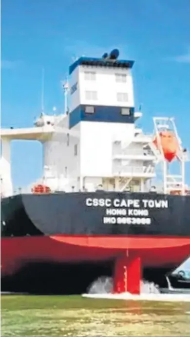  ?? E.S. ?? El ‘CSSC Cape Town’.