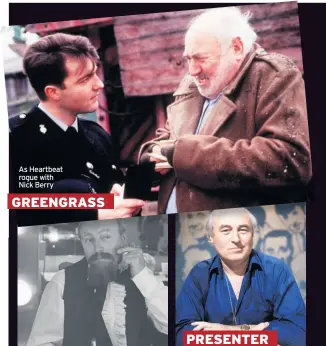  ??  ?? As Heartbeat rogue with Nick Berry On Those Wonderful TV Times