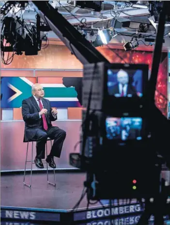  ?? Photo: Chris Ratcliffe/Bloomberg ?? Defining boundaries: Finance Minister Pravin Gordhan is seeking a declatory order on the extent of his power to intervene in a bank-client relationsh­ip.