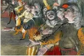  ??  ?? ‘‘Les Choristes’’ (The Chorus Singers) by Edgar Degas was stolen in 2009.