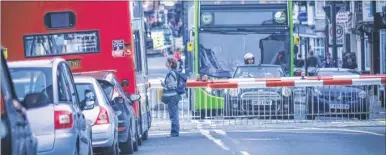  ??  ?? Green Party members confronted drivers at St Dunstan’s on Saturday