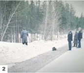  ??  ?? Billy Taillefer et Hugues Duguay ont passé 12 ans derrière les barreaux. où le corps a été découvert. L’auteur Jean-claude Bernheim