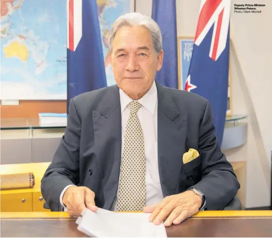  ?? Photo / Mark Mitchell ?? Deputy Prime Minister Winston Peters.