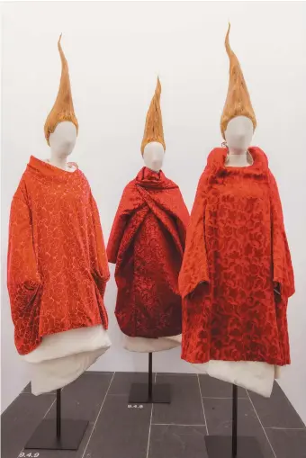  ??  ?? Clothes/Not Clothes: War/Peace, from‘Rei Kawakubo/Comme des Garçons: Art of the In-Between’