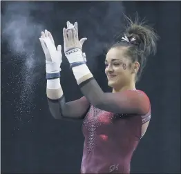  ?? SUE OGROCKI — THE ASSOCIATED PRESS FILE PHOTO ?? Maggie Nichols turned down several opportunit­ies to maintain her amateur status.
