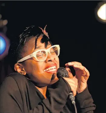  ?? Luis Sinco Los Angeles Times ?? EVOCATIVE singer Cécile McLorin Salvant will try the Hollywood Bowl on for size Saturday night.