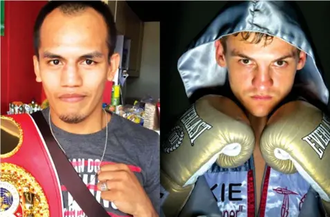  ?? GOLDEN GLOVES PHOTO ?? IBF light flyweight champion Milan 'El Metodico' Melindo of the Philippine­s and IBO light flyweight champion Hekkie 'The Hexecution­er' Budler of South Africa are all set to rumble in the 'Pinoy Pride 42:Clash for Glory' on September 16 at the...