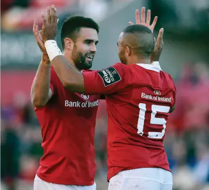  ?? SPORTSFILE ?? Munster defence coach Jacques Nienabers saw positives in last weekend’s defeat to Leinster like the way Conor Murray and Simon Zebo helped put pressure on Isa Nacewa