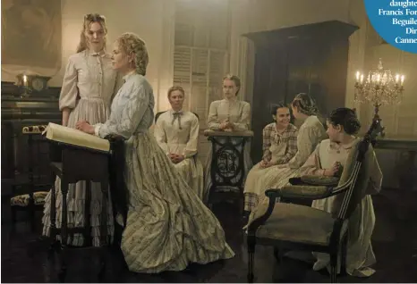  ?? PHOTO: BEN ROTHSTEIN ?? Elle Fanning, Nicole Kidman, Kirsten Dunst, Angourie Rice, Oona Laurence, Emma Howard and Addison Riecke in The Beguiled.