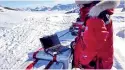  ?? ?? The sequencer being used in an extreme polar environmen­t