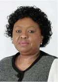  ?? ?? IFP women’s brigade deputy national chairperso­n Nonhlanhla Makhuba.