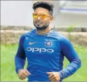  ?? AP ?? Rishabh Pant is eager to make his Test debut against England.