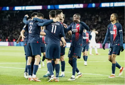  ?? GUILLAUME BAPTISTE / AFP ?? On n’arrête plus le Paris Saint-Germain, vainqueur facile de Lyon dimanche.