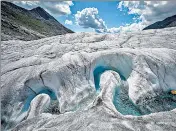  ??  ?? The Aletsch glacier in Switzerlan­d.