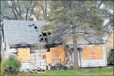  ?? CAROLE CARLSON/POST-TRIBUNE ?? Three people were found dead inside a home in the 3500 block of West 20th Avenue that caught fire Friday morning.