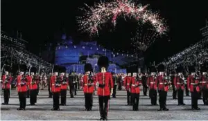  ??  ?? Royal Edinburgh Military Tattoo at Edinburgh Castle