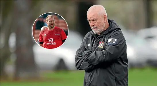  ?? GETTY IMAGES ?? Chiefs coach Warren Gatland got plenty of ammunition for tomorrow’s Super Rugby match from comments made this week by Crusaders prop Joe Moody, inset.