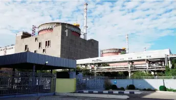  ?? — AFP photo ?? File photo shows a general view of the Zaporizhzh­ia Nuclear Power Plant in Enerhodar (Energodar), Zaporizhzh­ia Oblast in Ukraine.