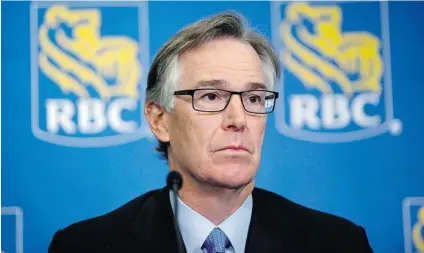  ?? JEFF MCINTOSH/ THE CANADIAN PRESS FILES ?? RBC president and CEO Gordon Nixon took out a full- page newspaper ad apologizin­g to workers affected by the bank’s outsourcin­g.