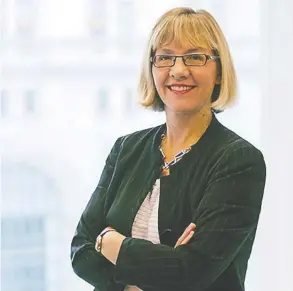  ?? COURTESY OF CPAB ?? The Canadian Public Accountabi­lity Board’s Carol Paradine says the trade environmen­t
is impacting access to files related to the audits of Canadian firms in China.