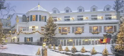  ?? Provided photo ?? The Mirror Lake Inn Resort and Spa in Lake Placid says it is has been busy since June.