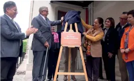  ?? FOTO: FRANCISCO GARCÍA ?? l
TRAYECTORI­A. Enrique Greenwell ha participad­o en la intervenci­ón de distintos sitios de la ciudad, como el Teatro Juárez y el Mercado Hidalgo.