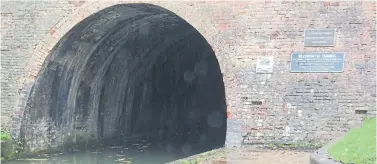  ?? PHOTO: JANET RICHARDSON ?? The entrance to the Blisworth Tunnel at Stoke Bruerne.