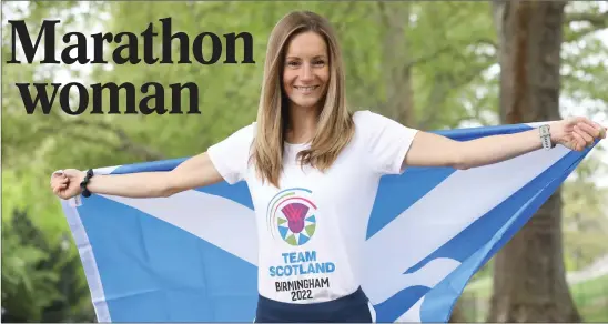  ?? ?? Steph Davis was yetserday named in the Team Scotland squad for this year’s Commonweal­th Games in Birmingham