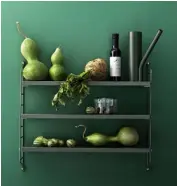  ??  ?? ‘String Pocket’ shelving in ‘Sage’ by String Furniture, from £126, Utility Design
(utilitydes­ign.co.uk)