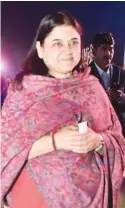  ??  ?? Maneka Gandhi