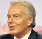  ??  ?? > ‘We steamrolle­red it’ – Tony Blair