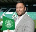  ?? ?? Hibs manager Lee Johnson can’t wait to face Hearts