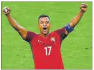  ??  ?? Nani was part of Portugal’s 2016 Euro winning team.