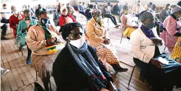  ?? Picture: Dennis Mudzamiri ?? Zanu PF members follow proceeding­s during consultati­ons with small and medium business owners at Davis Hall in Bulawayo yesterday.