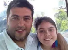  ?? FAMILY PHOTO ?? Richard Racz with his daughter, Mirella, says his family is “relieved.”