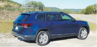  ?? BRIAN HARPER/DRIVING ?? The family-oriented Volkswagen Atlas is properly priced, starting at $35,690.