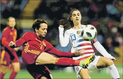  ?? FOTO: EFE ?? Prueba de fuego La selección perdió por un mínimo 0-1 en su reciente amistoso ante la campeona del mundo, Estados Unidos