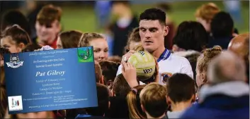  ??  ?? Dublin star Diarmuid Connolly has been added to the line-up of speakers at the Laragh GAA event.